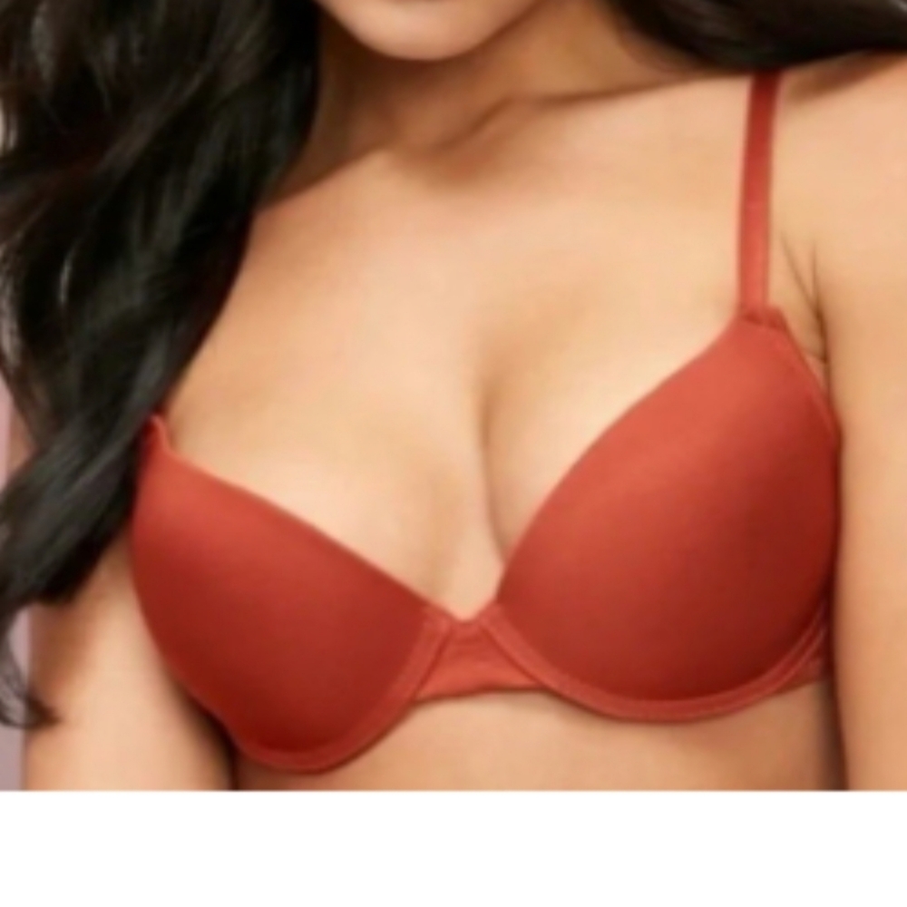 Fredericks of Hollywood,NWT,Diana Push-Up Underwire Bra,Rust Color